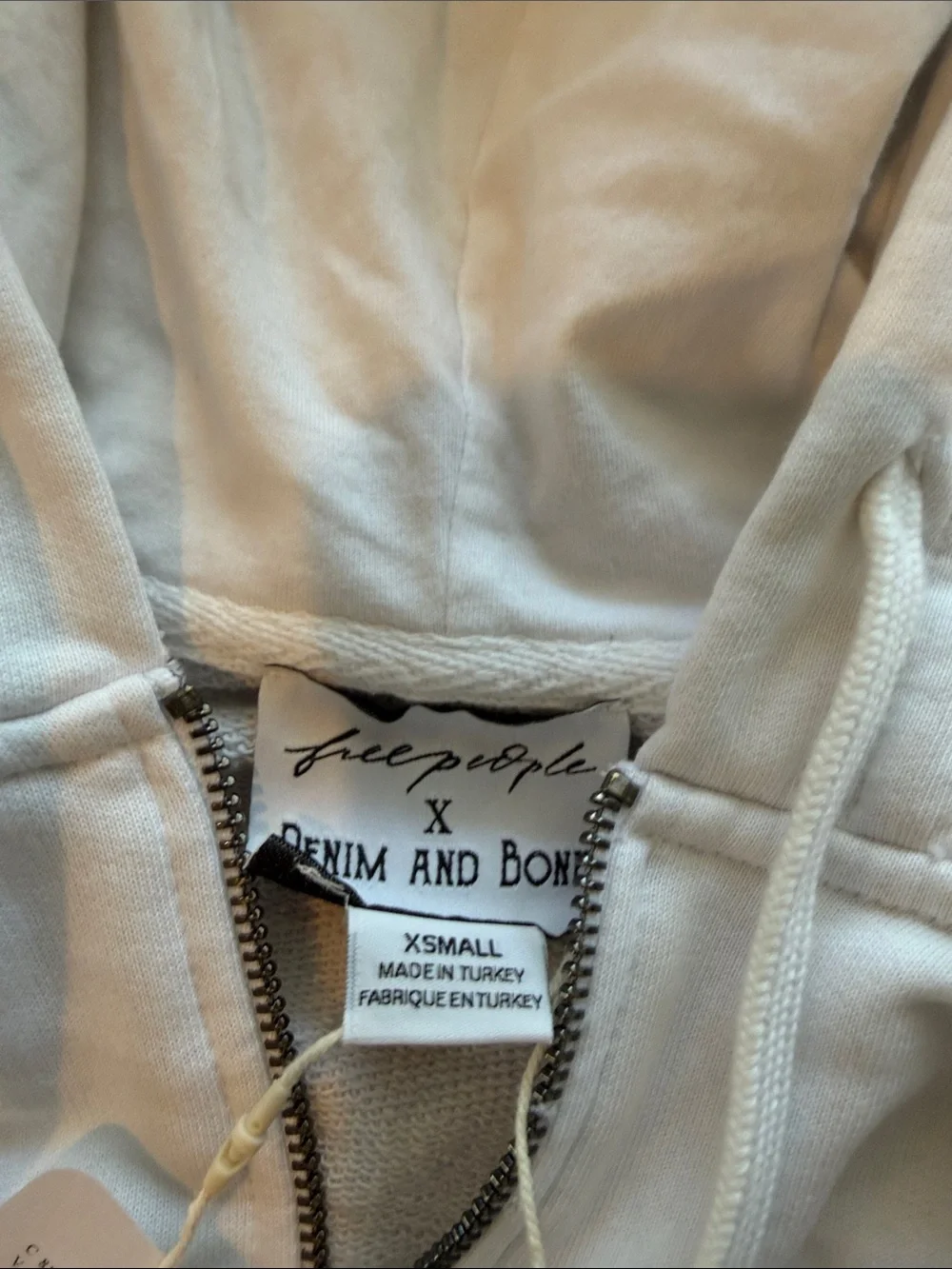 Free People x Denim & Bone Skier Zip Up Hoodie